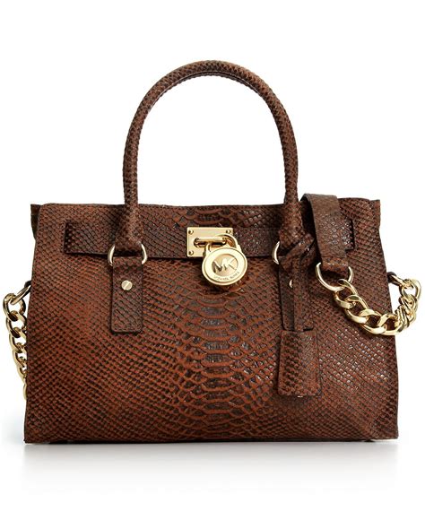 michael michael kors handbag macys exclusive hamilton east west satchel|Michael Kors Hamilton bag outlet.